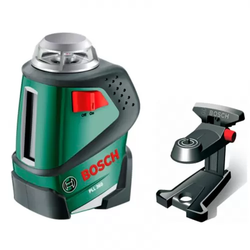 Нівелір лазерний Bosch PLL 360 в Харкові і Києві Діапазон 20м, Точність ± 0,4 мм/м
